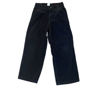 Gymboree black corduroy pants 6 adjustable waist